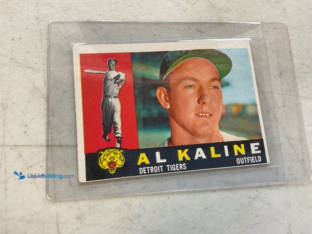 Lot 49-1810271 - COLLECTIBLE 1960 TOPPS AL KALINE DETROIT TIGERS #50 BASEBALL CARD #COINS1113