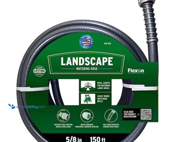 Lot 49-1568512 - Flexon 5/8 in. Dia x 150 ft. Supreme Duty Water Hose Model # SD58150HD, Unused  Ref#SR1230