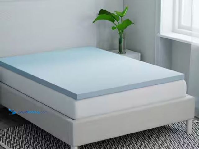 Lot 49-3610800 - Style Well 3 in. Gel Infused Memory Foam Queen Mattress Topper Model # THD-MFVT-3Q, New, Factory Sea...