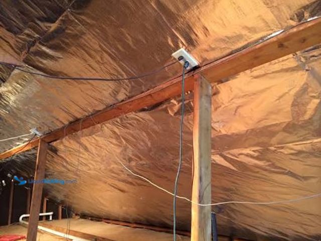 Lot 49-3565153 - Radiant Barrier Insulation Roll 1000 Sq Ft, Double Reflective Perforated Attic Foil for Heat Shield ...