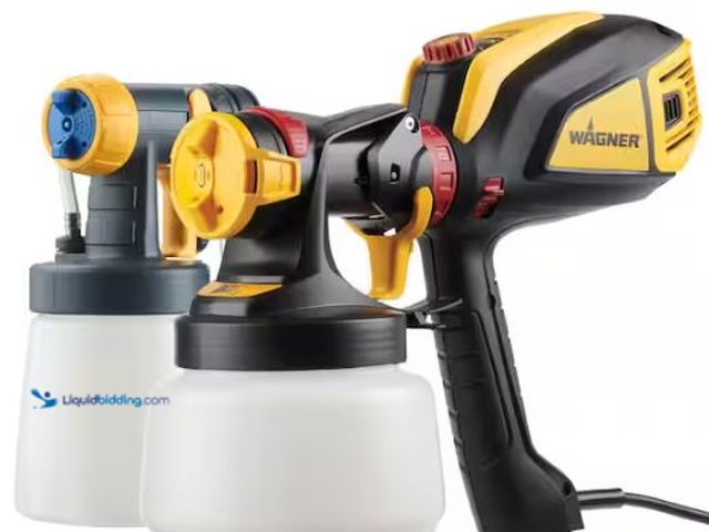 Lot 49-1549324 - Wagner Flexio 3500 Electric Handheld HVLP Paint Sprayer, Model # 2419306, Slightly used.  Ref#AHDPA1...