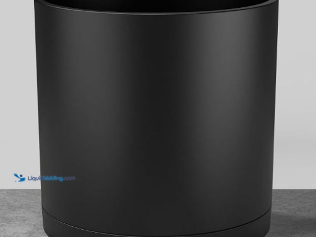 Lot 49-3432101 - FaithLand 12-Inch Large Modern Cylinder Planter, Thick-Walled Plastic Plant Pot with Drainage Holes ...