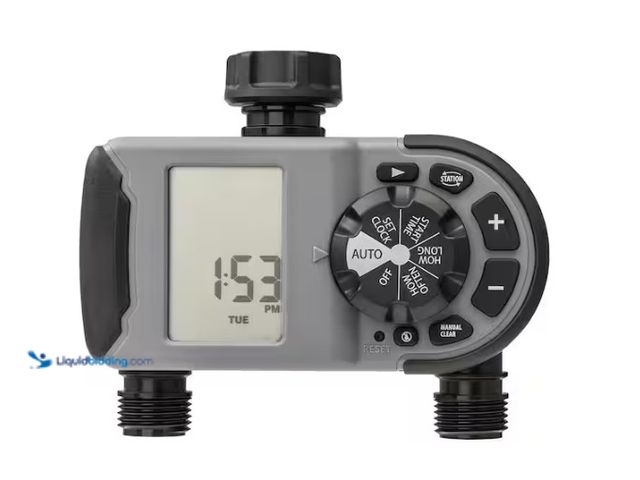 Lot 49-5574025 - Orbit
2-Outlet Programmable Hose Watering Timer Sprinkler Timer. Store SKU # 1001079219. Unused