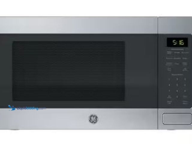Lot 49-1517084 - GE
1.6 Cu. Ft. Countertop Microwave Oven, Model # GCST16S1WSS, Unused(Tested works)   Ref#AHD-PA071...