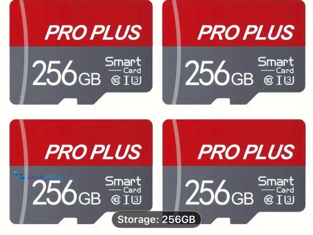 Lot 49-1816629 - New Memory Card Pro 1 pcs   Memory Card 256GB  with Adapter