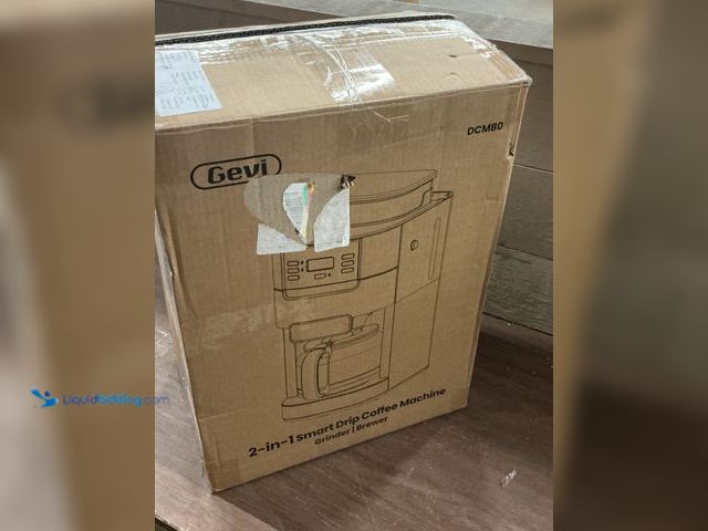 Lot 49-3522374 - Gevi 10-Cup Drip Coffee Maker with Built-in Grinder, Programmable Brew Coffee Machine with Timer, Re...