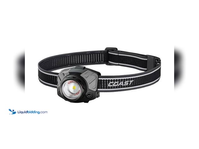 Lot 49-2023142 - Lot of (2)- Coast FL86 840 Lumens Alkaline Dual Power LED Battery Powered Headlamp. Model # 30827. M...