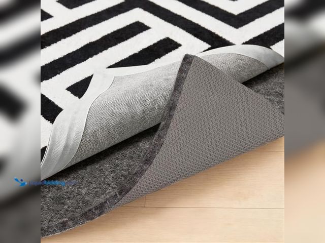 Lot 49-5482111 - GORILLA GRIP Felt and Natural Rubber Stay in Place Slip Resistant Rug Pad, 1/4in Thick, 5x8 FT Prote...