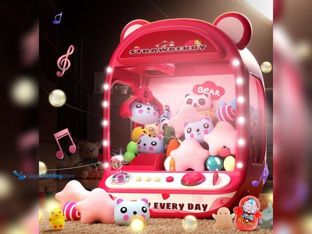 Lot 49-5520654 - Skirfy Claws Machines for Kids,Unicorns Toys for Girls Age 6+,Mini Vending Machine with Plush Toys,C...