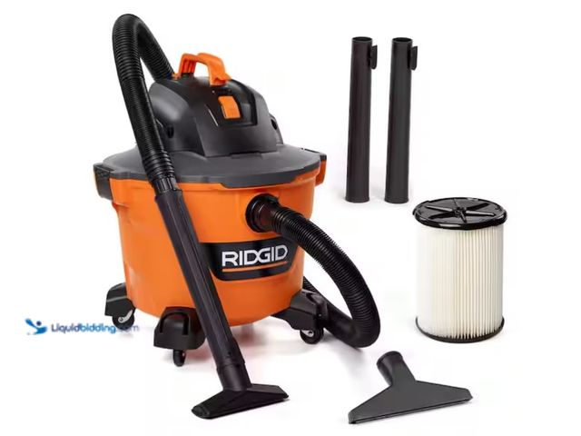 Lot 49-1575981 - RIDGID 9 Gal. 4.25 Peak HP NXT Shop Vacuum Wet Dry Vac with General Debris Filter, Locking Hose and ...