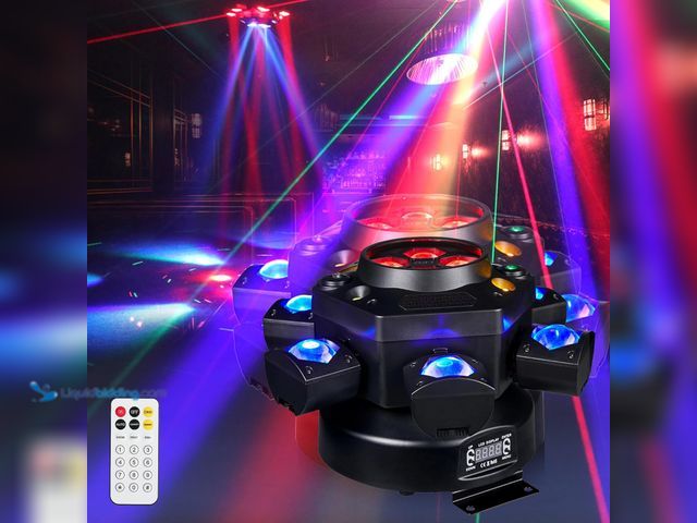 Lot 49-5447853 - Moving Head DJ Lights 6-Arm Lamp with Remote Control 150w RGBW 4in1 LED DJ Stage Lights Moving Head ...