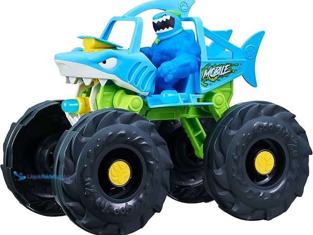 Lot 49-5452054 - Heroes of Goo Jit Zu "Stretch and Strike Thrash Mobile! Vehicle with Missile Launcher and Stretchy, ...