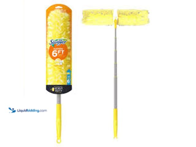 Lot 49-5483885 - QTY 3 - Swiffer Super Extendable Dusting Kit with Heavy Duty Refills (1-Handle, 4-Dusters). Model # ...