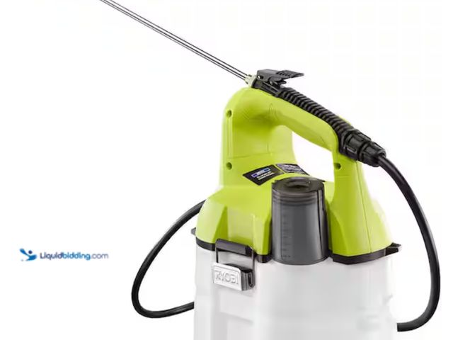 Lot 49-2000300 - RYOBI ONE+ 18V Cordless Battery 1 Gallon Chemical Sprayer (Tool Only), Model # P2800BTL, Used, No ba...