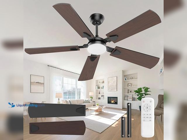 Lot 49-1570292 - Crazypai Ceiling Fans with Lights, 52 Inch Modern Ceiling Fans with Lights and Remote Control, DC Re...