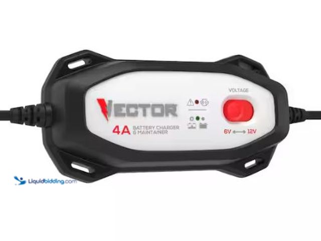 Lot 49-3473058 - VECTOR 4 Amp Battery Charger/Maintainer, Model # VECBC4, Slightly used, Unable to test.  Ref#SB1029