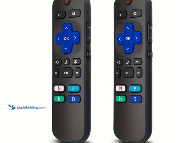Lot 49-1792534 - New Roku Remote Remote 2 pcs Roku Universal Remote Control for All Roku, TVs