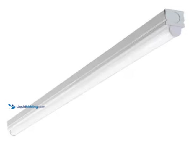 Lot 49-1549462 - Metalux 4 ft. 1-Light Linear White Integrated LED Ceiling Strip Light with 2100 Lumens, 4000K, Model...