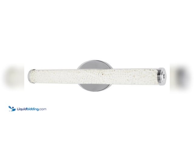 Lot 49-5416182 - Home Decorators Collection Sibley 24 in. 1-Light Chrome LED Dimmable Bathroom Vanity Light Bar with ...
