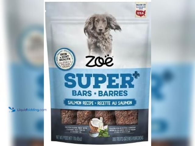 Lot 49-3512519 - Salmon Recipe Dog Treats, Helps Support Skin and Coat Health, Made in USA, 32 OZ (New)