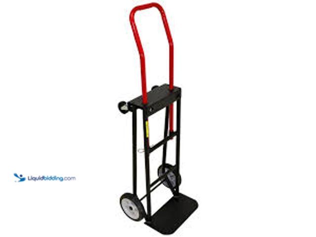 Lot 49-3527688 - Milwaukee 300/500 lb. Capacity Convertible Hand Truck. No Pin slightly  used