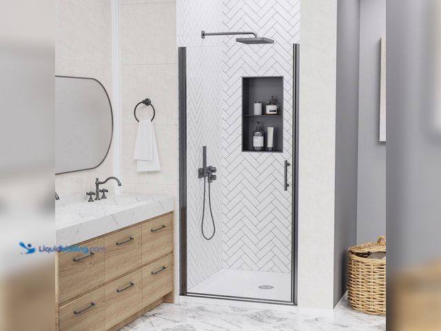 Lot 49-5552414 - Yuaris
30-31 in. W x 72 in. H Pivot Swing Frameless Shower Door with Nano-Coated Clean Tempered Gla...
