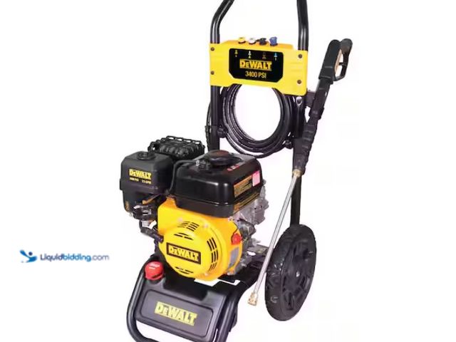 Lot 49-1578294 - DEWALT 3400 PSI 2.5 GPM Gas Pressure Washer with Maintenance-Free Pump, Heavy-Duty Commercial Cold W...