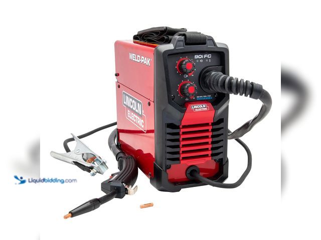 Lot 49-3516819 - Lincoln Electric 90i FC Flux Core Wire Feed Weld-PAK Welder, 120V Welding Machine, Portable w/Should...