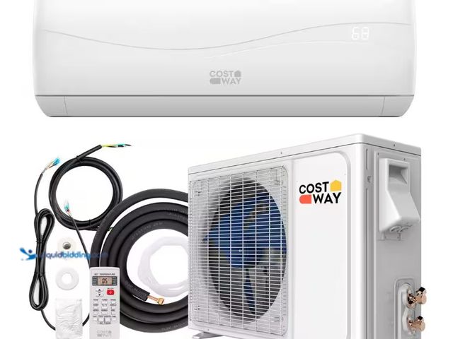 Lot 49-1530549 - Costway 18.5 SEER2 23,000 BTU 2 Ton Ductless Mini Split Air Conditioner with Heat Pump 208/230V, Mod...