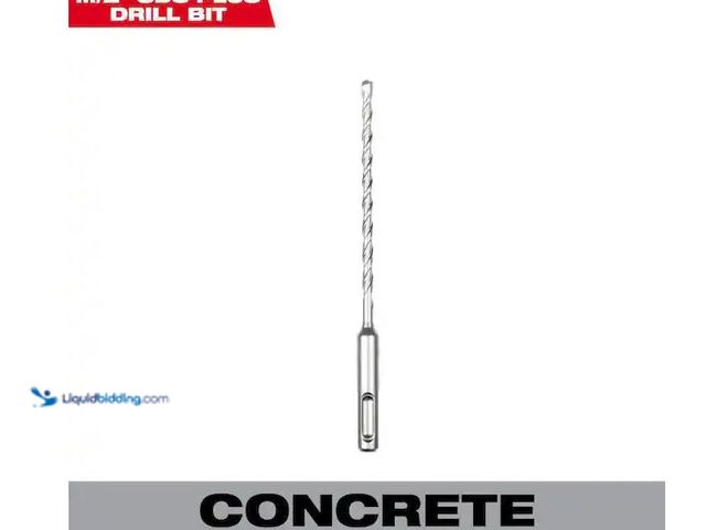 Lot 49-1576645 - Lot of (4) Milwaukee 3/16 in. x 6 in. 2-Cutter SDS-PLUS Carbide Drill Bit Model # 48-20-8211, Unused...