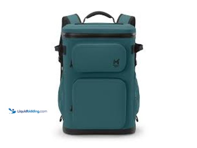 Lot 49-5581609 - Member's Mark 24 Can Waterproof Backpack Cooler MODEL:990461451 NEW. DARK GREEN