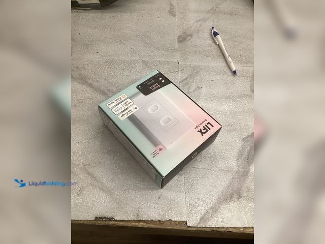 Lot 49-5488025 - LIFX Smart Switch, 2 Button in-Wall Wi-Fi Smart Touch Switch (White). Model: LFSPWHT1FUS. Unused