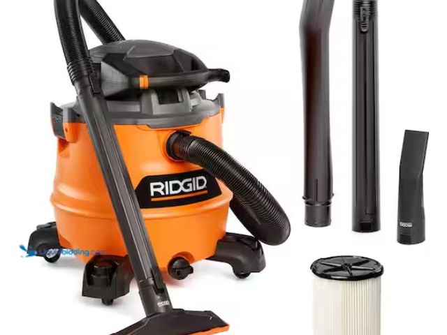 Lot 49-1550390 - RIDGID 16 Gal. 6.5 Peak HP NXT Shop Vacuum Wet Dry Vac with Detachable Blower, Filter, Locking Hose ...
