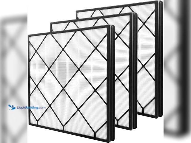 Lot 49-5461467 - Leemone 3 Pack Filter Replacement for Shark Air Purifier 4, Compatible with Shark HE400, HE401, HE40...