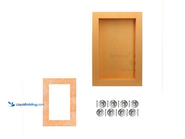 Lot 49-5453522 - Schluter Kerdi-Board-SN Shower Niche with Frame 12 in. W x 20 in. L x 0.5 in. T Underlayment for Til...