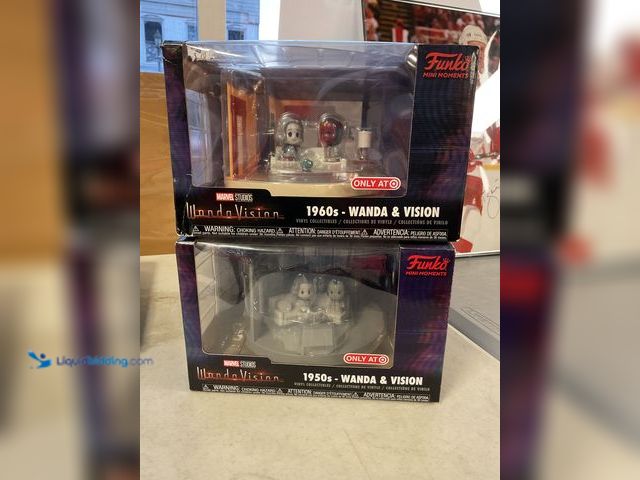 Lot 49-1505545 - COLLECTIBLE LOT OF 2 FUNKO MINI MOMENTS INCLUDING 1950’S WANDA  VISION AND 1960’S WANDA VISION IN OR...