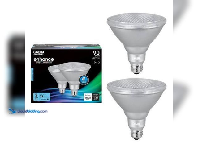 Lot 49-5548878 - 90-Watt Equivalent PAR38 Dimmable CEC Title 20 Outdoor 90 E26 Medium Flood LED Light Bulb, Daylight ...