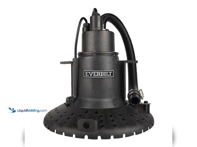 Lot 49-5552750 - Everbilt
1/4 hp Submersible Pool Cover Pump. Model # HDPCP25. Used and powers on