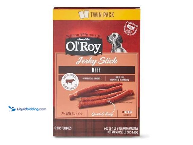 Lot 49-5542756 - Ol' Roy Jerky Sticks, Beef, 25 oz Unused