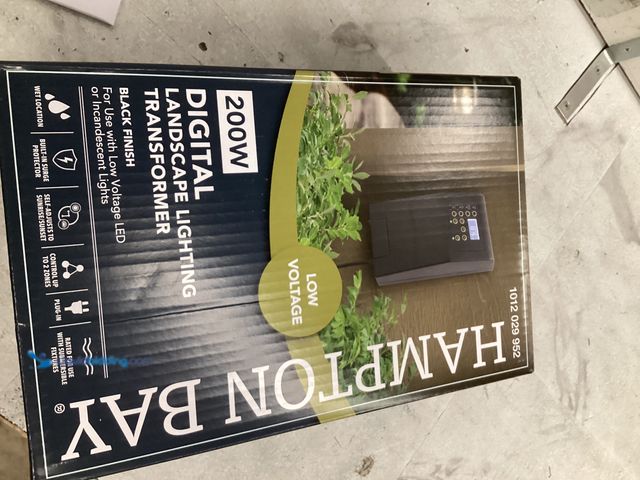 Lot 49-5542683 - Hampton Bay 200W Digital Landscape Lighting … Unused
