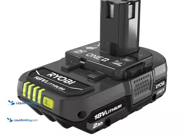 Lot 49-5581584 - RYOBI ONE+ 18V 2.0 Ah Lithium-Ion Battery, Model # PBP006, Unused BATTERY ONLY