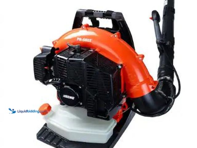 Lot 49-1625507 - ECHO 216 MPH 517 CFM 58.2cc Gas 2-Stroke Backpack Leaf Blower with Tube Throttle, Model # PB-580T, S...