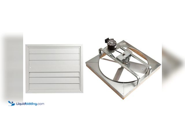 Lot 49-5413925 - Master Flow
6000 CFM 30 in. Belt Drive Deluxe Whole House Fan with Shutter UNUSED