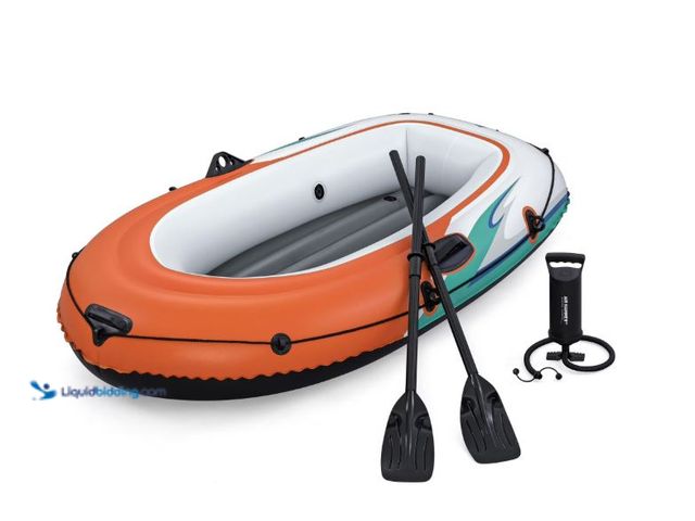 Lot 49-5551993 - Ozark Trail 2-Person Inflatable Recreational Raft Set 6'5" x 40", Unused