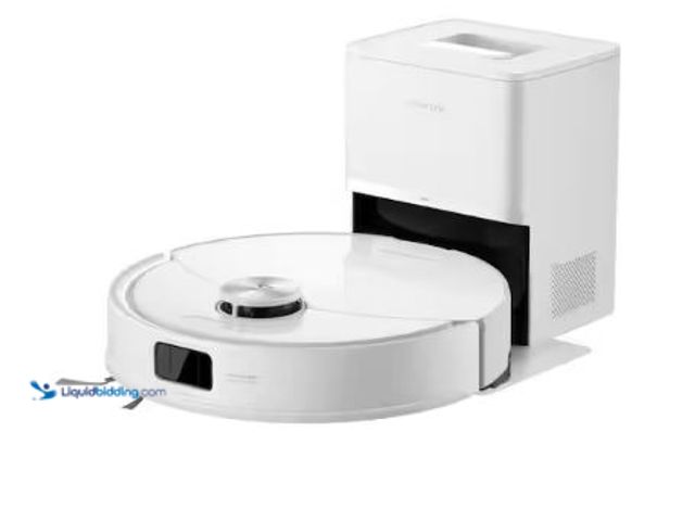 Lot 49-3612748 - Roborock mQ10 VFS+ 13. 9 in. Robotic Vacuum and Mop with Smart Navigation Auto Lifting Mop Multi-Sur...
