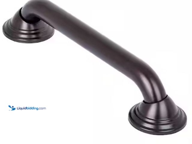 Lot 49-3631276 - Utopia Alley Decorative Shower Safety Grab Bar, Oil Rubbed Bronze, 12" Model: GB12RB Unused  Ref#SR0...