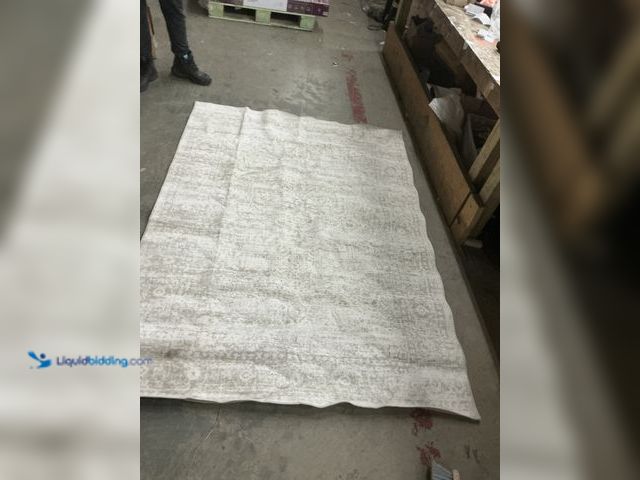 Lot 49-5574260 - Beige Fabric Area Rug. 7x5. Unused