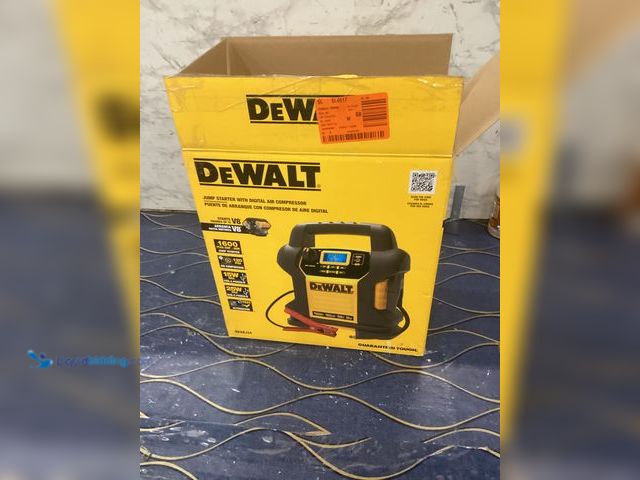 Lot 49-3539741 - DEWALT
1600 Peak Amp Jump Starter with Digital Compressor and USB Power Bank Internet # 325277352
...
