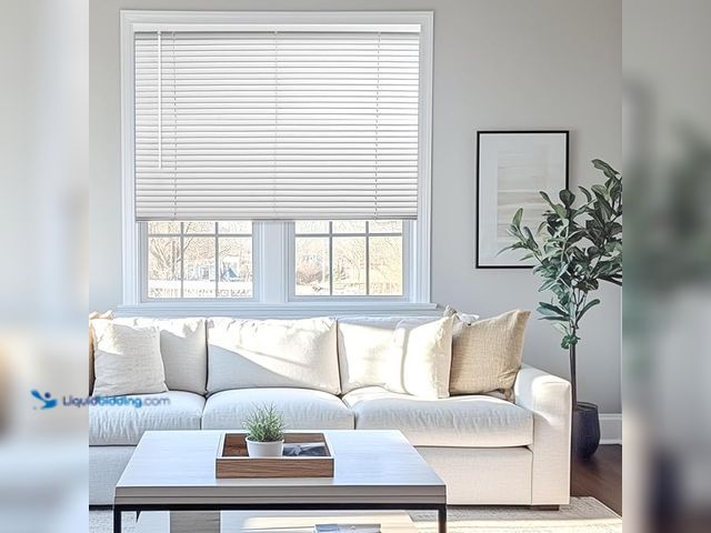 Lot 49-1557288 - CHICOLOGY 31.5"W X 48"H (Actual Size) Mini Blinds for Indoor Windows, Horizontal Vinyl Blinds | Cord...