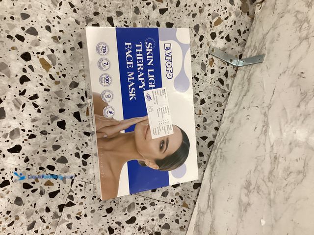 Lot 49-3527848 - EVFOFO Skin Light Therapy Face Mask With LED Item is Factory Sealed.